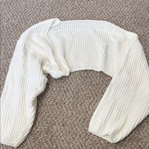 Elegant White Women's Sweater
